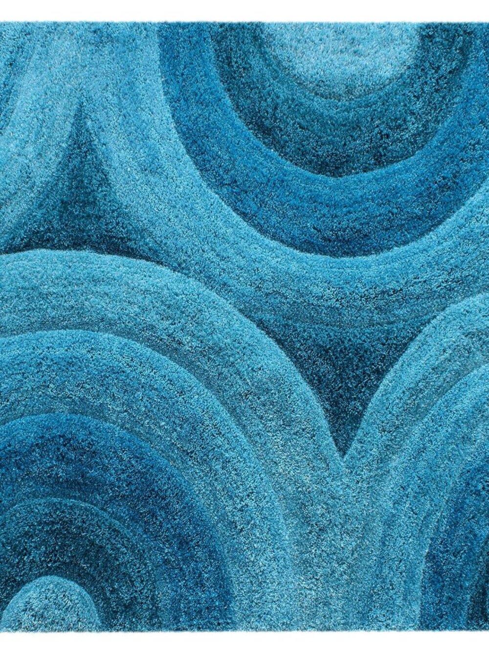 Wilcott Weaves-Cerulean Arcs Rug